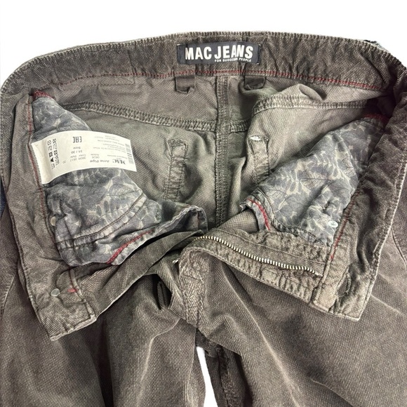 Men’s Mac Jeans Arne Pipe Corduroy Skinny Pant Size 31/30 - Picture 2 of 15